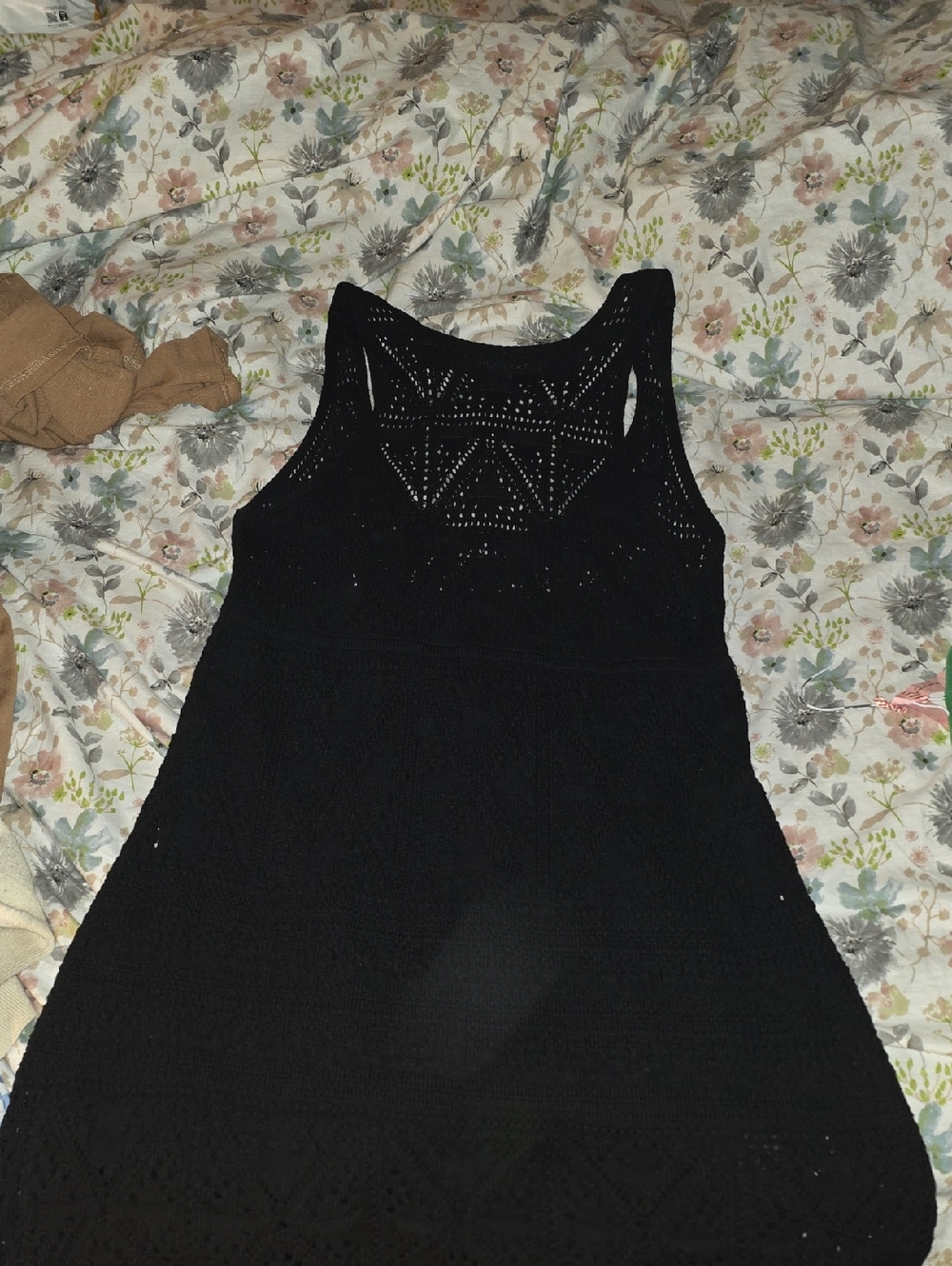 Zara Black Knit Dress with Label